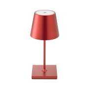 Sigor Nuindie Akku-Tischleuchte mini Kirschrot LED rund 250mm IP54 dimmbar Flex-Mood Easy-Connect