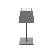 Sigor Nuindie mini Akku-Tischleuchte Graphitgrau LED eckig 250mm IP54 dimmbar Flex-Mood Easy-Connect