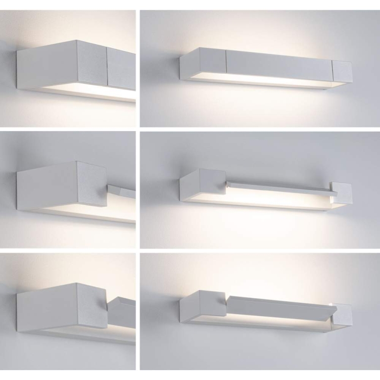 Paulmann LED Wandleuchte 3-Step-Dim Lucille IP44  2700K 800lm 230V 11,5W dimmbar Weiß