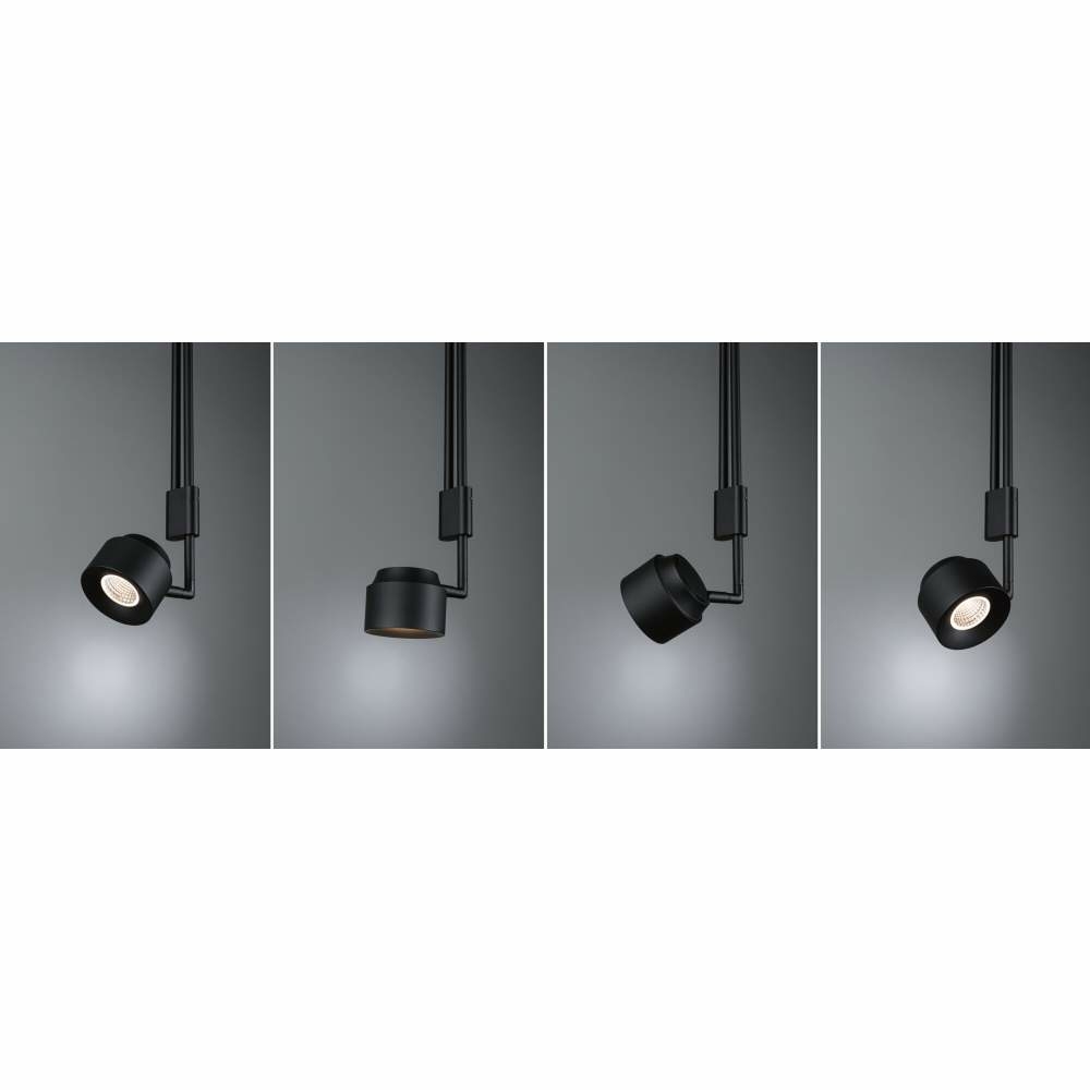 Lampen1a Puric | Schwarz ZigBee 6W 500lm Pendelleuchte LED Pane Smart Paulmann Home 79785