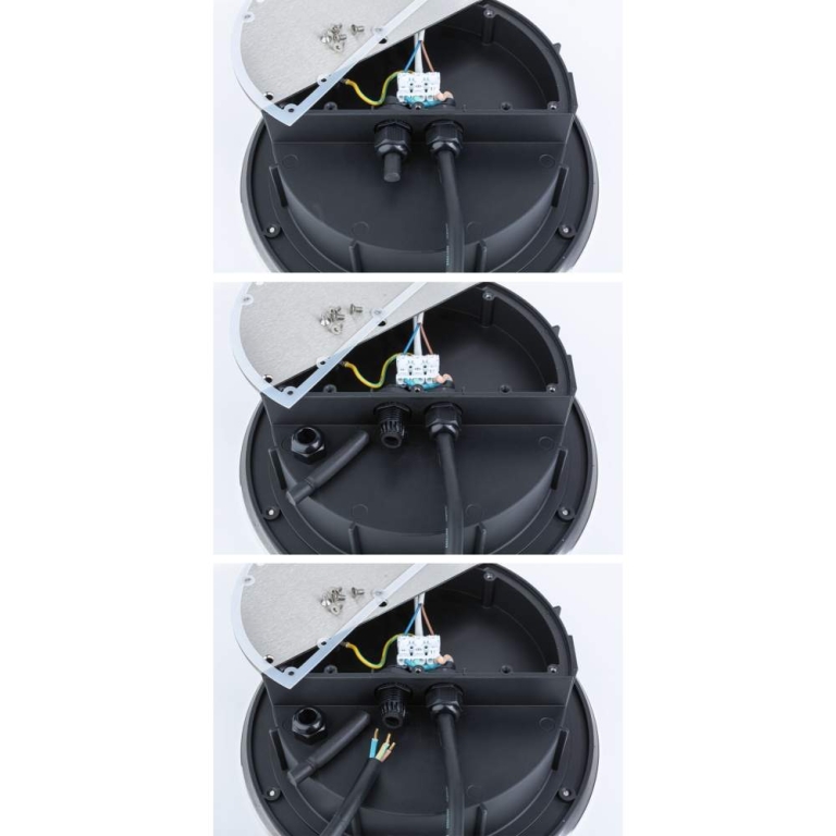 Paulmann LED Bodeneinbauleuchte Durea  IP67 rund 273mm 3000K 15W 950lm 230V Edelstahl Metall