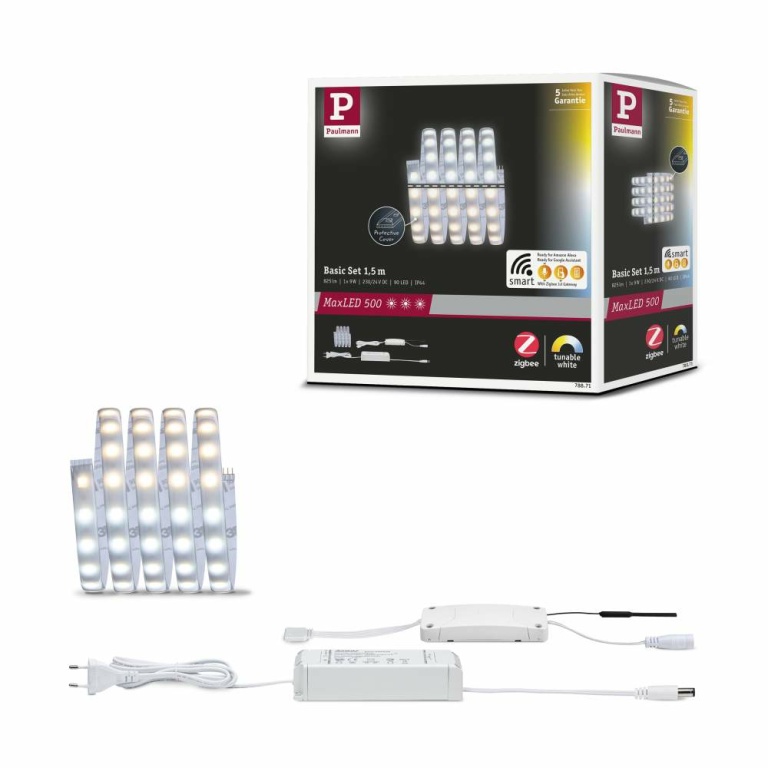 Paulmann 78871 MaxLED 500 LED Strip Smart Home Zigbee Tunable White  beschichtet