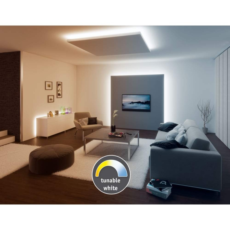 Paulmann MaxLED 500 LED Strip Smart Home Zigbee Tunable White beschichtet Basisset  3m  IP44 17W 1530lm 60LEDs/m Tunable White 36VA