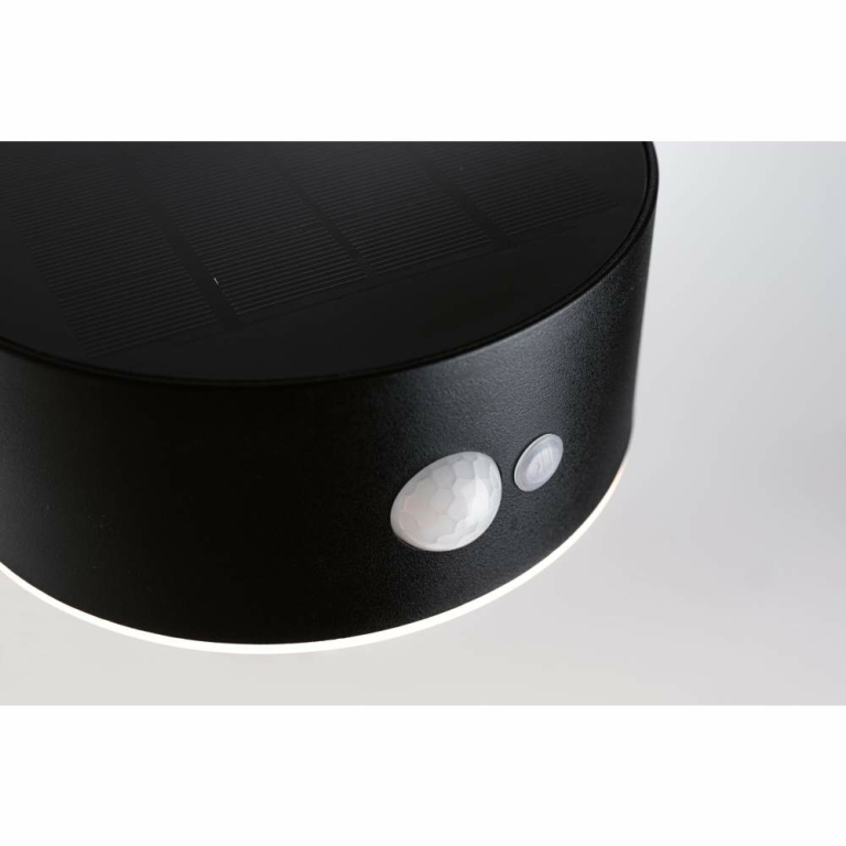 Paulmann Solar LED Außenwandleuchte Eileen mit Bewegungsmelder insektenfreundlich IP44 2200K 300lm Schwarz