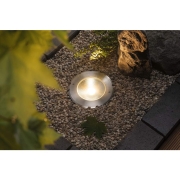 LED Bodeneinbauleuchte Vanea  seewasserresistent IP67 rund 160mm 3000K 15,5W 800lm 230V Alu Aluminium