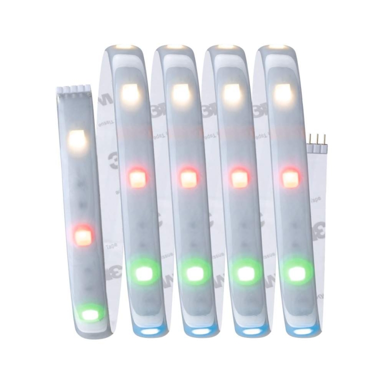 Paulmann MaxLED 250 LED Strip Smart Home Zigbee RGBW beschichtet Basisset  1,5m  IP44 9W 300lm 30LEDs/m RGBW+ 24VA