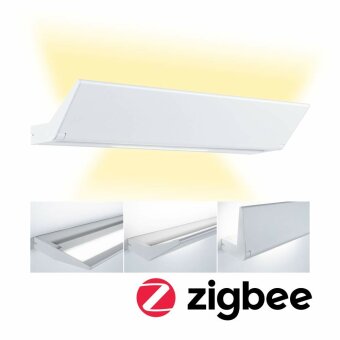 Paulmann LED Wandleuchte Smart Home Zigbee Ranva   Tunable White 1.400lm / 210lm 230V 13W dimmbar Weiß matt