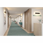 LED Wandleuchte 3-Step-Dim Stine   2700K 1.400lm / 410lm 230V 13 / 1x4W dimmbar Schwarz matt