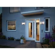 LED Hausnummernleuchte Smart Home Zigbee Sheera Dämmerungssensor  insektenfreundlich IP44  276x73mm Tunable Warm 6,5W 430lm 230V  Anthrazit