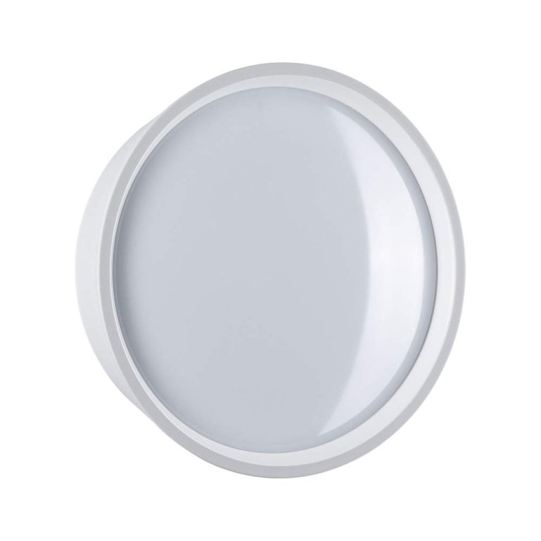 Paulmann LED Außenwandleuchte Platomo weiß rund IP44 1200lm 3000K seewasserresistent (LED fest verbaut)