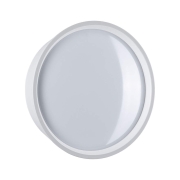LED Außenwandleuchte Platomo weiß rund IP44 1200lm 3000K seewasserresistent (LED fest verbaut)