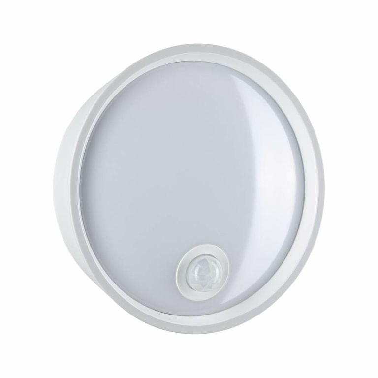 Paulmann LED Außenwandleuchte Platomo weiß rund mit Bewegungsmelder IP44 1200lm 3000K seewasserresistent (LED fest verbaut)