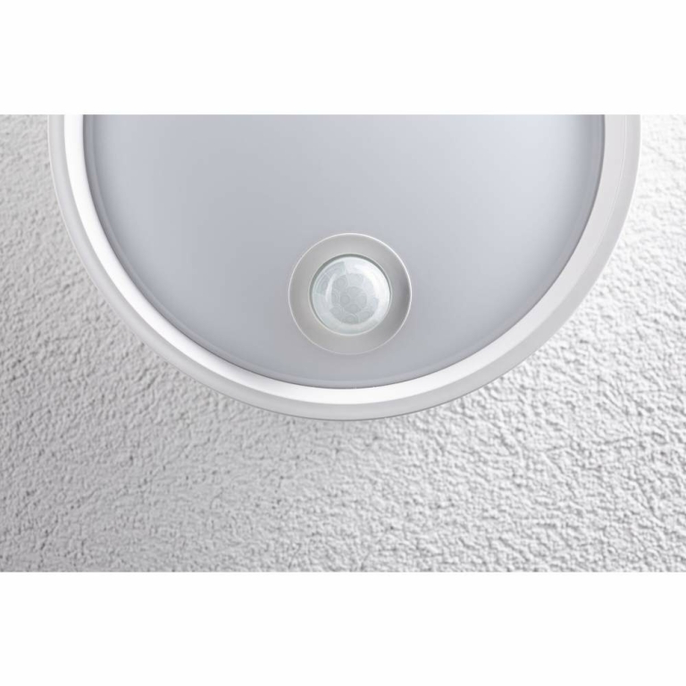 Paulmann LED Außenwandleuchte Platomo weiß rund mit Bewegungsmelder IP44 1200lm 3000K seewasserresistent (LED fest verbaut)