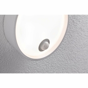 LED Außenwandleuchte Platomo weiß rund mit Bewegungsmelder IP44 1200lm 3000K seewasserresistent (LED fest verbaut)