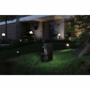 Plug & Shine Steckdosensäule Rio Dämmerungssensor IP44 Anthrazit