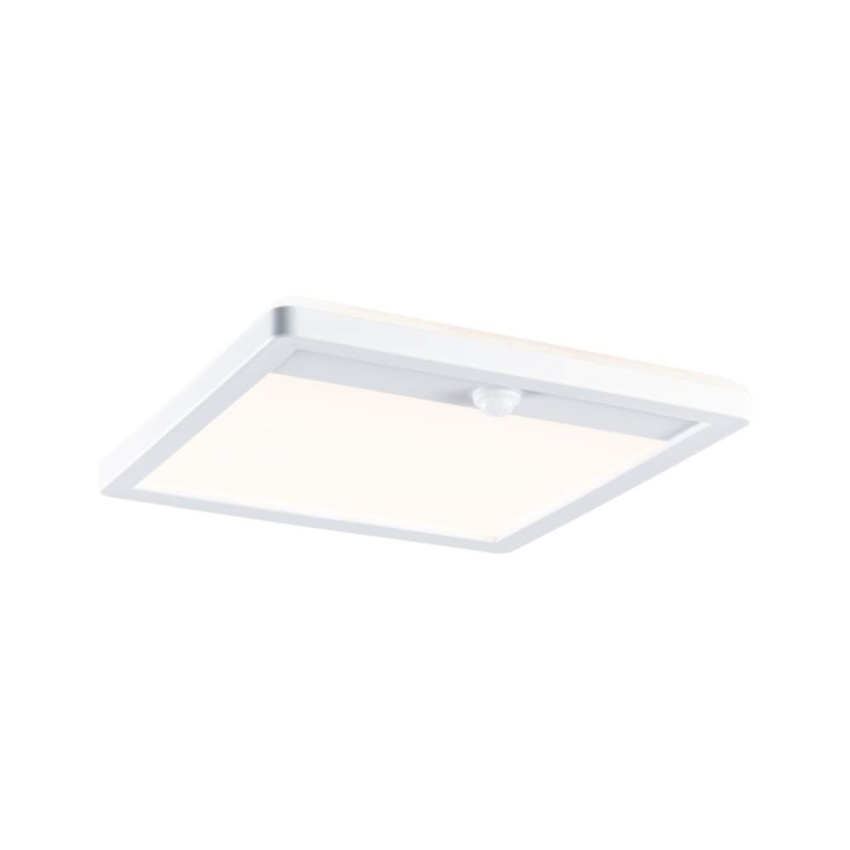 Paulmann LED Außenwandleuchte Lamina weiß eckig mit Backlight und Bewegungsmelder IP44 14W 920lm Tunable Warm 230V