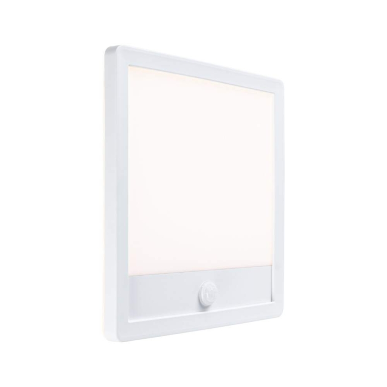 Paulmann LED Außenwandleuchte Lamina weiß eckig mit Backlight und Bewegungsmelder IP44 14W 920lm Tunable Warm 230V