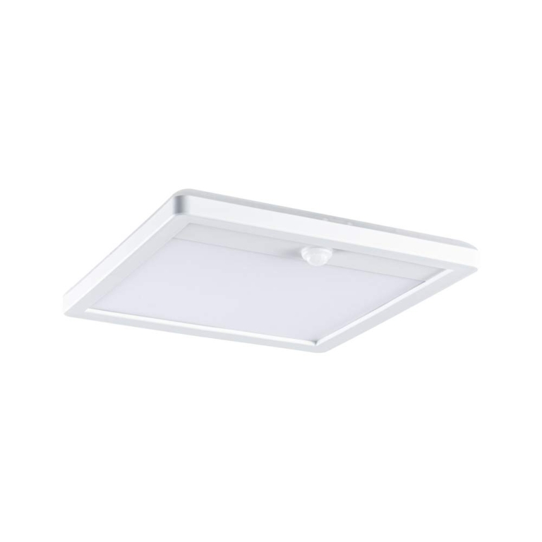 Paulmann LED Außenwandleuchte Lamina weiß eckig mit Backlight und Bewegungsmelder IP44 14W 920lm Tunable Warm 230V