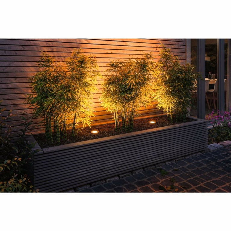 Paulmann Plug & Shine LED Bodeneinbauleuchte Floor Einzelleuchte  IP67 2200K 4,5W   Anthrazit