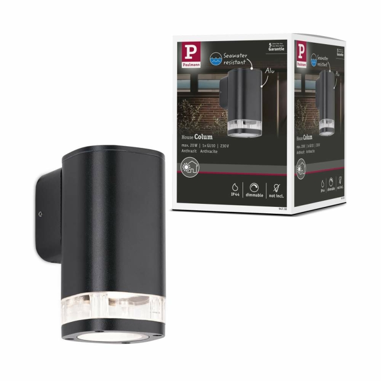 Größte in Japan Paulmann 94399 Outdoor Wandleuchte Lantea E27 ohne Anthrazit 230V max. IP44 Lampen1a | W