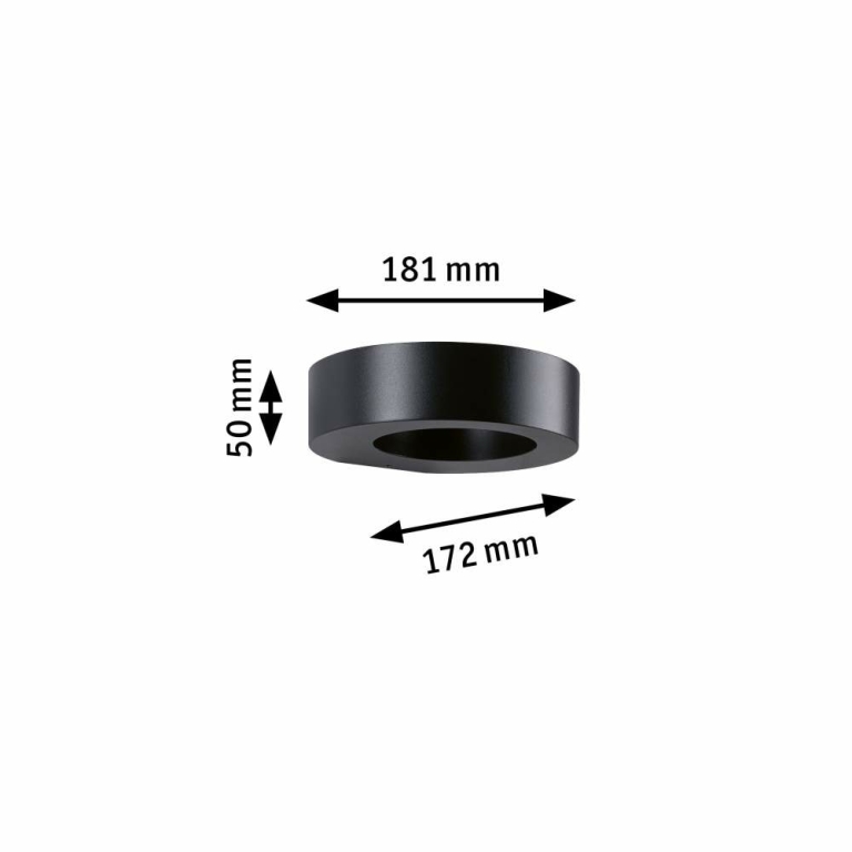 Paulmann LED Außenwandleuchte Renga anthrazit IP44 270lm 3000K seewasserresistent (LED fest verbaut)
