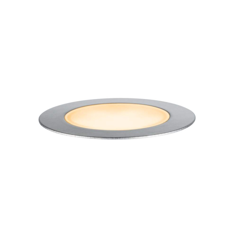 Paulmann Plug & Shine LED Bodeneinbauleuchte Floor Einzelleuchte  IP67 2200K 2W   Silber