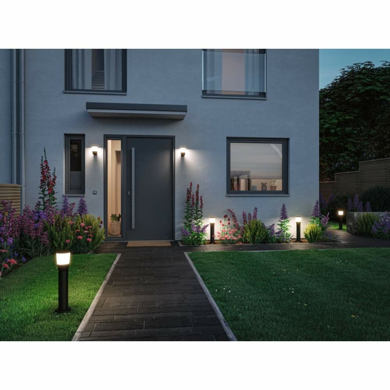 Paulmann LED Außenwandleuchte Bako  seewasserresistent IP44  110x140mm  max. 20W  230V  Anthrazit Alu
