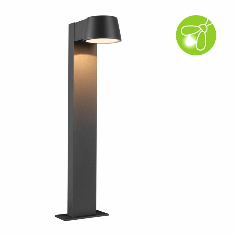 Paulmann LED Pollerleuchte Capea Insektenfreundlich IP44  500mm 2200K 6W 450lm 230V 98° Schwarz  Aluminium