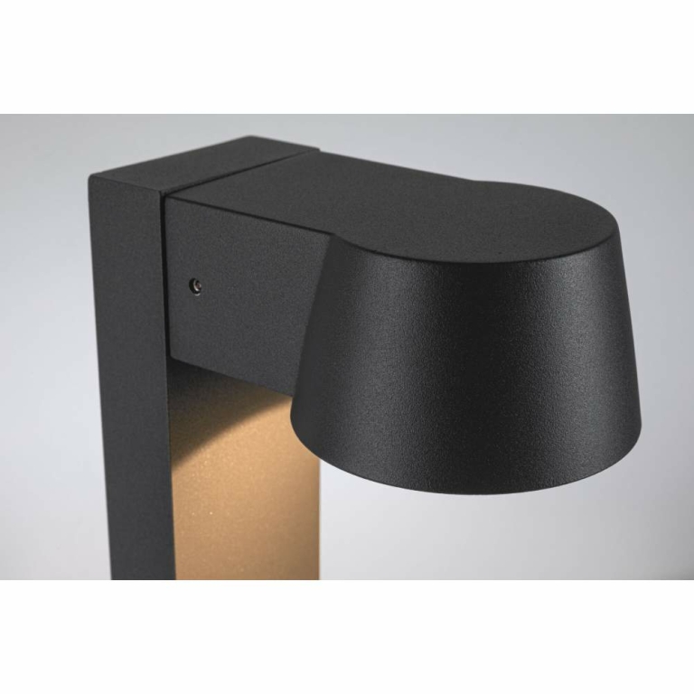 Paulmann LED Pollerleuchte Capea Insektenfreundlich IP44  500mm 2200K 6W 450lm 230V 98° Schwarz  Aluminium