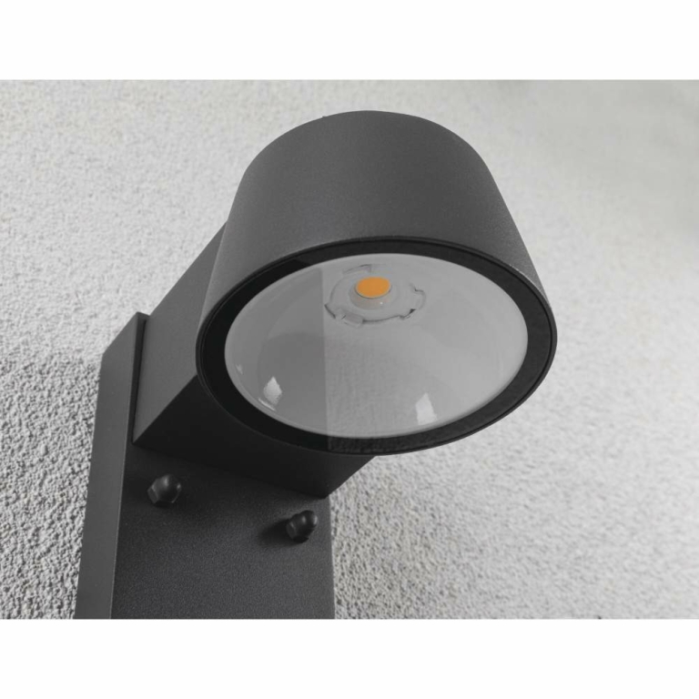 Paulmann LED Außenwandleuchte Capea anthrazit aluminium mit Bewegungsmelder & Dämmerungsschalter IP44 6W 450lm Tunable Warm 230V