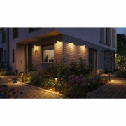 LED Außenwandleuchte Capea anthrazit aluminium mit Bewegungsmelder & Dämmerungsschalter IP44 6W 450lm Tunable Warm 230V