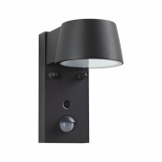 LED Außenwandleuchte Capea anthrazit aluminium mit Bewegungsmelder & Dämmerungsschalter IP44 6W 450lm Tunable Warm 230V