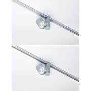 Paulmann ProRail3 Zubehör Schienenabdeckung Grau 3er-Set Länge 67cm für ProRail Stromschiene