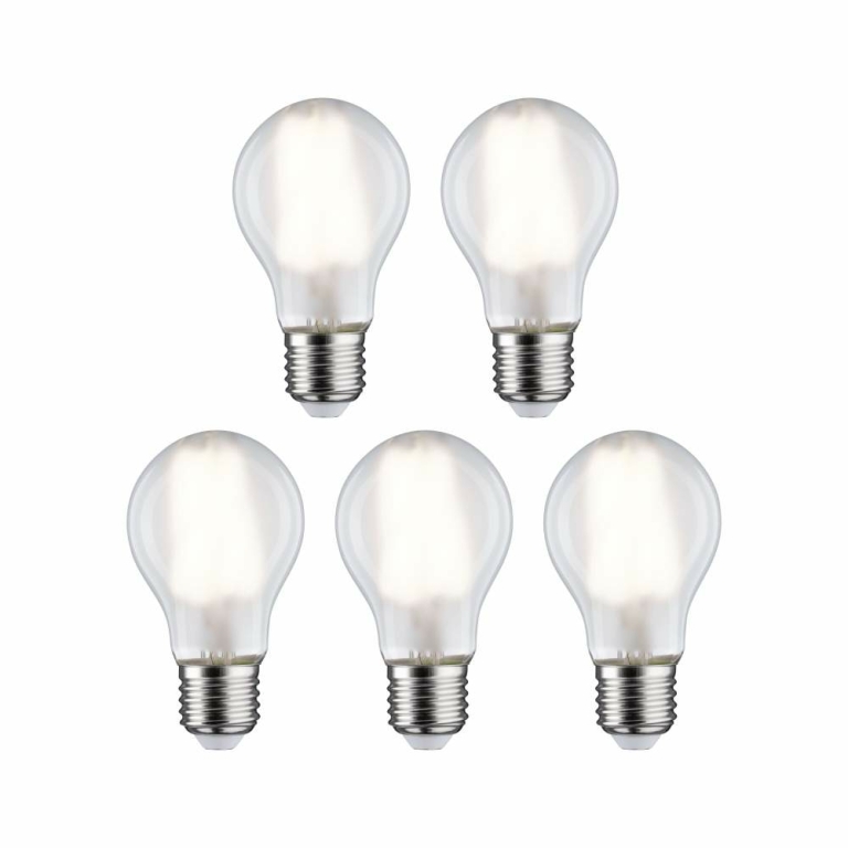 Paulmann Filament 230V LED Birne E27  5x806lm 5x7W 4000K  Matt