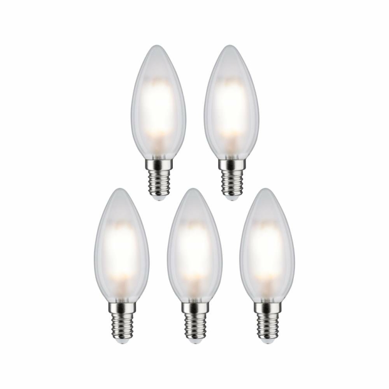 Paulmann Filament 230V LED Kerze E14  5x470lm 5x4,8W 2700K  Matt