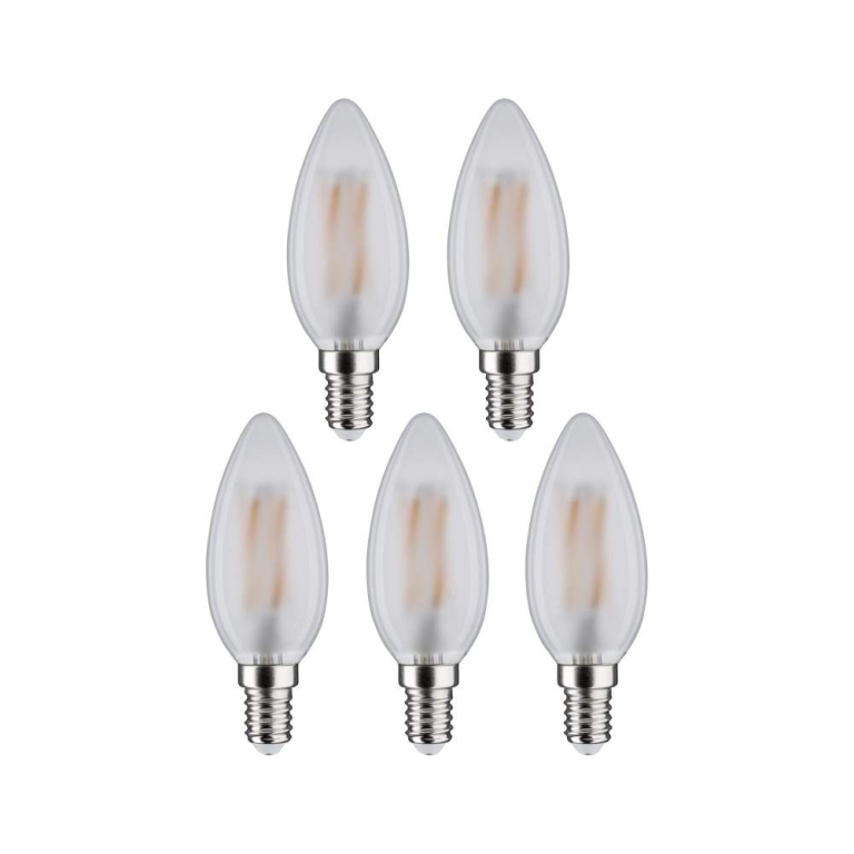 Paulmann Filament 230V LED Kerze E14  5x470lm 5x4,8W 2700K  Matt