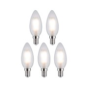 Filament 230V LED Kerze E14  5x470lm 5x4,8W 2700K  Matt