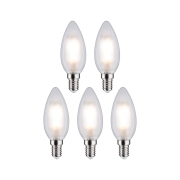 Filament 230V LED Kerze E14  5x470lm 5x4,8W 4000K  Matt