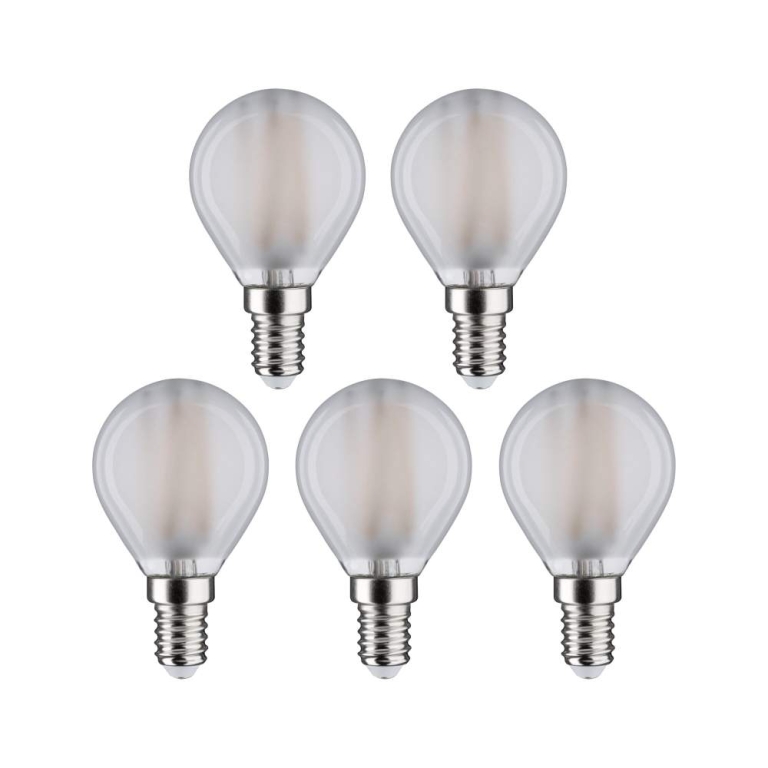 Paulmann Filament 230V LED Tropfen E14  5x470lm 5x4,8W 4000K  Matt