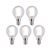 Filament 230V LED Tropfen E14  5x470lm 5x4,8W 4000K  Matt