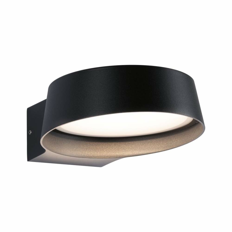 Paulmann LED Außenwandleuchte Capea Grand   IP44  162x195mm 3000K 11,5W 1050lm 230V 108° Anthrazit Alu Druckguss