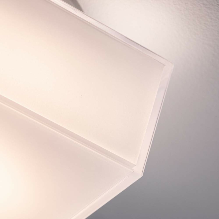Paulmann LED Deckenleuchte Maro eckig IP44  3000K 430lm 230V 6,8W  Weiß