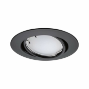 LED Einbauleuchte Smart Home Zigbee Base Coin Basisset schwenkbar  rund 90mm 20°  3x4,9W 3x420lm 230V dimmbar RGBW+ Schwarz matt