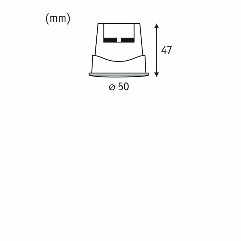 Paulmann LED Modul Einbauleuchte Smart Home Zigbee Base Coin    rund 50mm  Coin 4,9W 420lm 230V dimmbar RGBW+ Satin