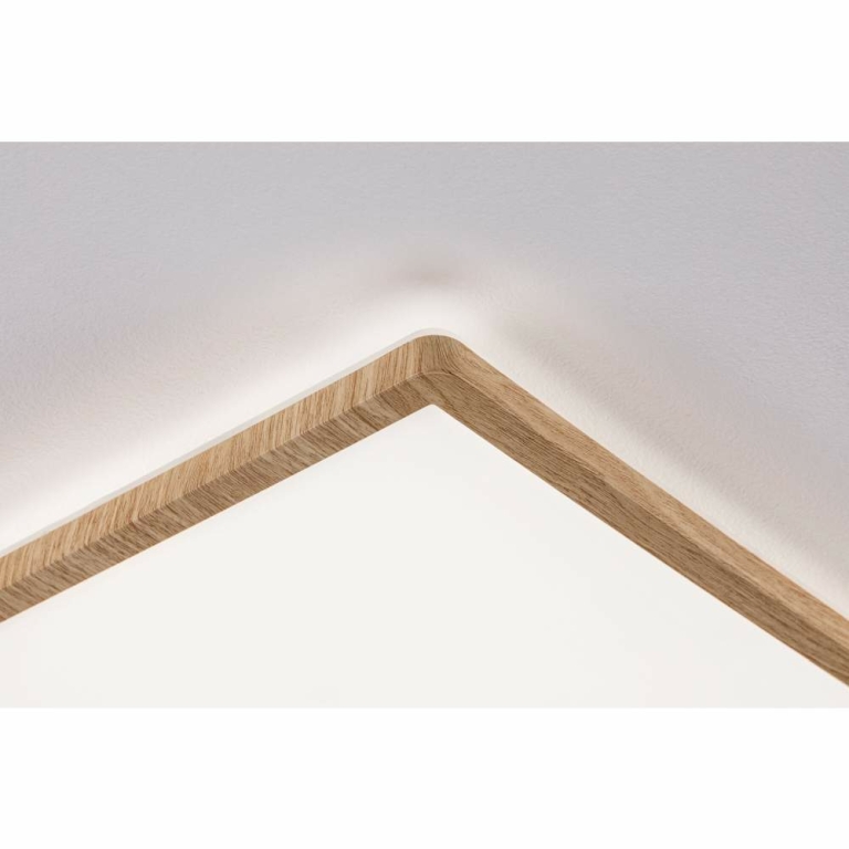 Paulmann LED Panel Atria Shine Backlight  IP44 eckig 580x200mm  22W 2300lm 4000K Holzoptik
