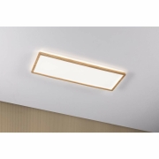 LED Panel Atria Shine Backlight  IP44 eckig 580x200mm  22W 2300lm 4000K Holzoptik