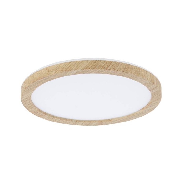 Paulmann LED Panel Atria Shine Backlight  IP44 rund 190mm  11,2W 850lm 4000K Holzoptik