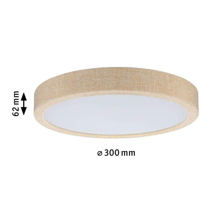 Paulmann LED Panel Cosara  IP44 rund 300mm  15W 1300lm 3000K Beige