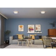LED Panel Cosara  IP44 rund 300mm  15W 1300lm 4000K Beige