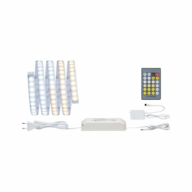 Paulmann MaxLED 1000 LED Strip Tunable White Basisset  1,5m  IP44 17W 1020lm/m 108LEDs/m Tunable White 40VA